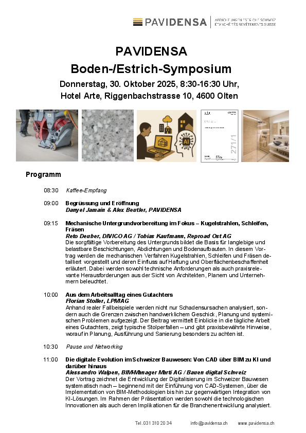 Programm Symposium 2025